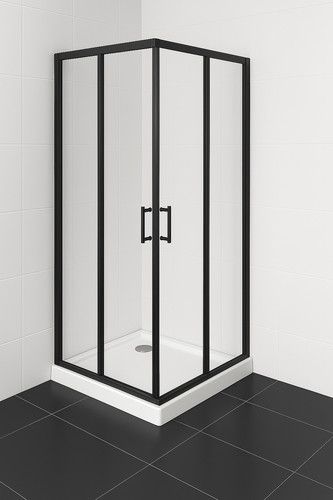 900mm corner entry shower - entry,