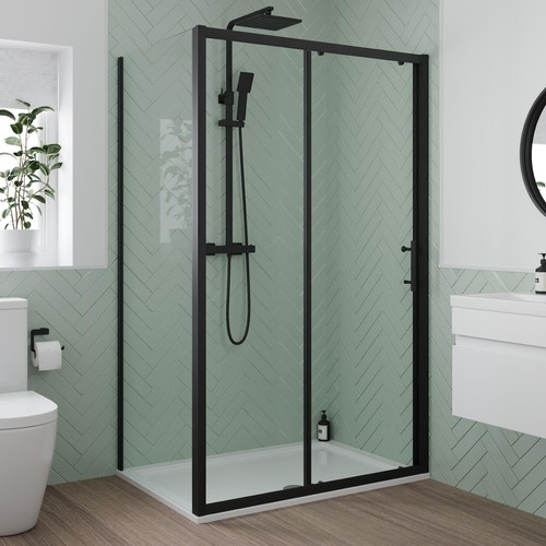 1400 900mm sliding - sliding, shower
