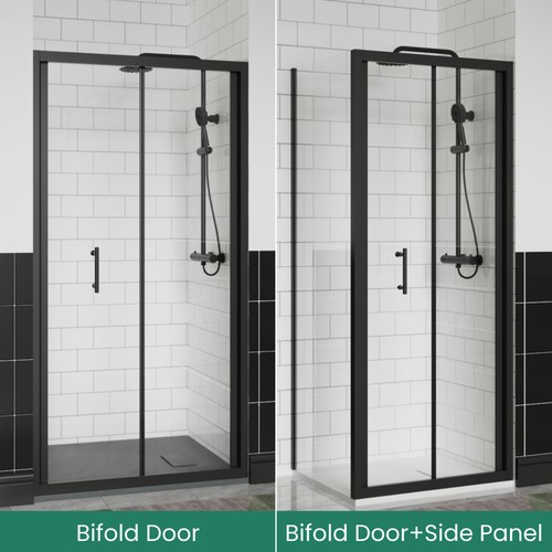 Bathroom fold shower - shower, door