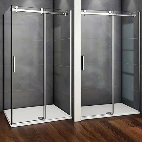 Aica frameless sliding - frameless, shower