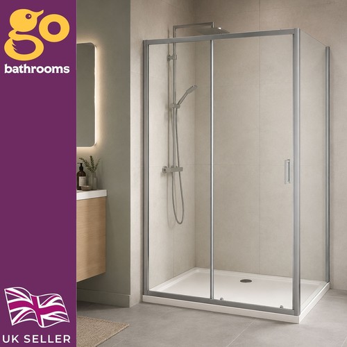 Chrome sliding shower door - chrome,