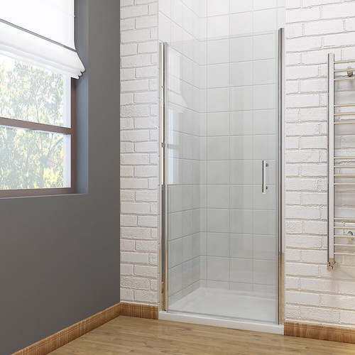 Frameless pivot shower door - frameless,