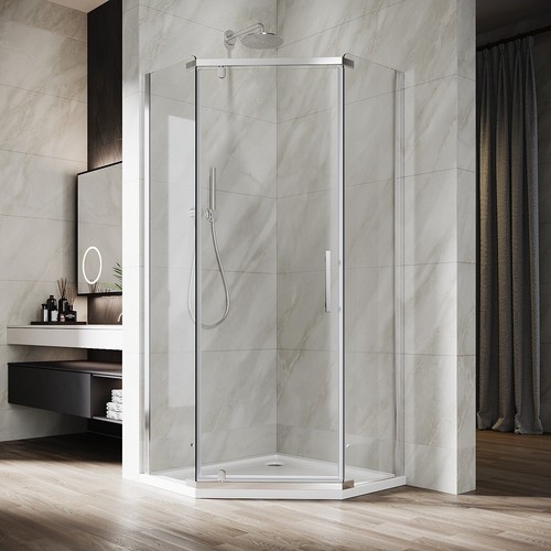 Pentagonal shower enclosure - pentagonal,