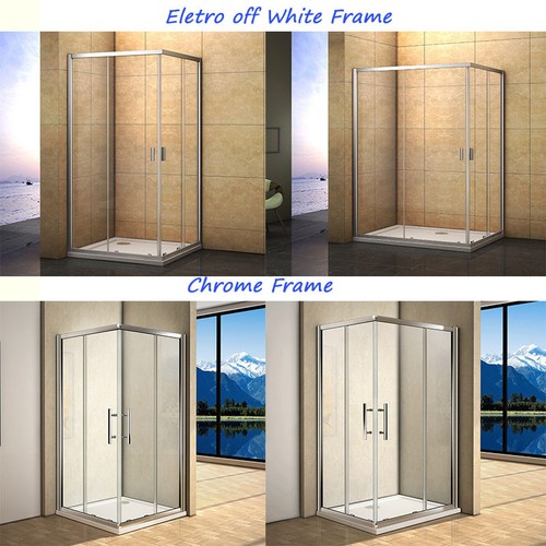 Corner entry shower - entry,