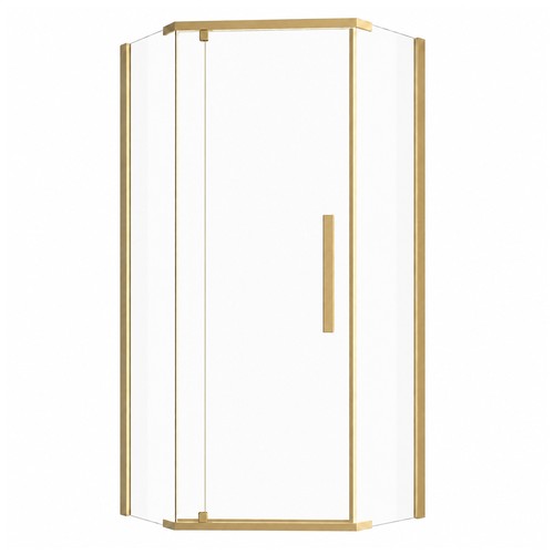 Brushed gold corner hinged - corner,