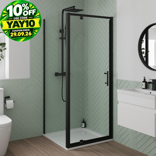 Pivot shower door enclosure - door,