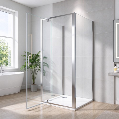 Pivot shower door sided - pivot, 3-sided