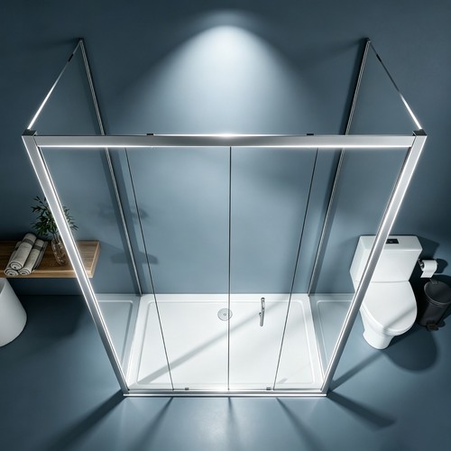 Sliding door sided shower - sliding,