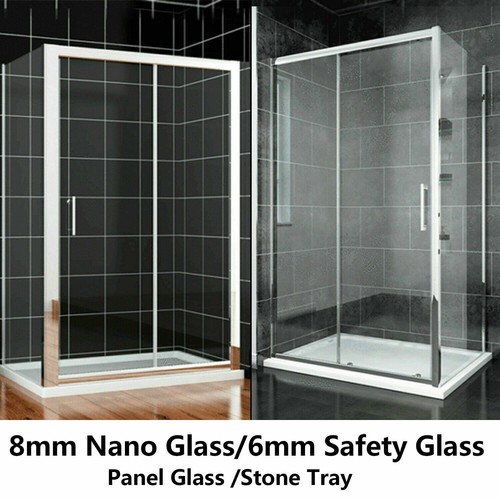Sliding shower enclosure - enclosure, door