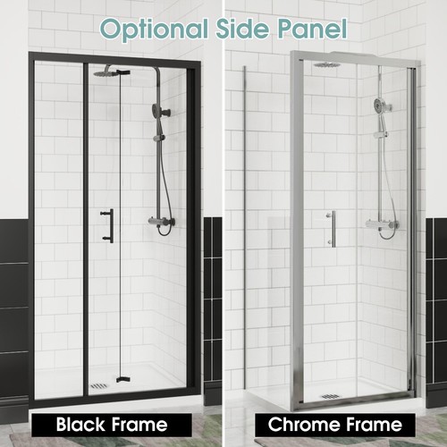 Chrome black frame fold - chrome, bi