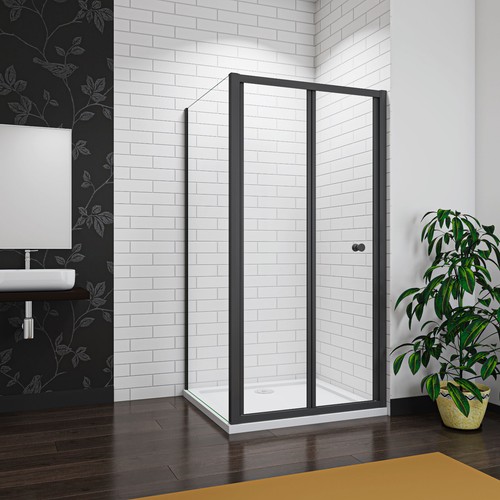 Bathroom matt black - bi, fold