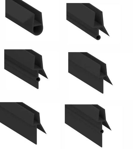 Black shower screen seal - screen, strip