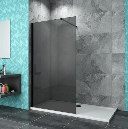 Black shower enclosure door - black,