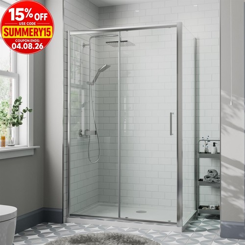 1200 900mm sliding shower - 1200, x