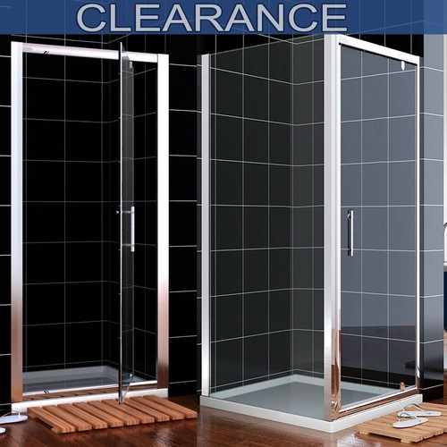 Pivot shower door enclosure - door,