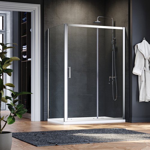 Shower enclosure and tray - shower,