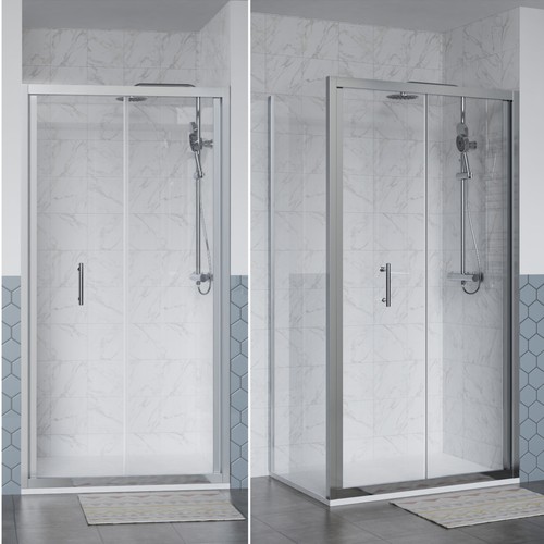 Bifold pivot hinged shower - bifold,